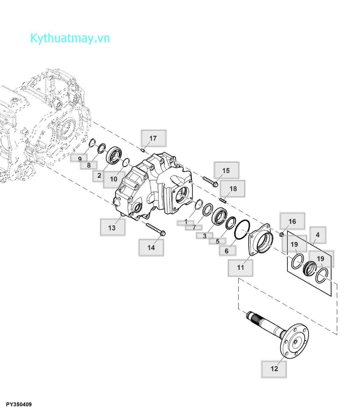 Trục sau - ST824665